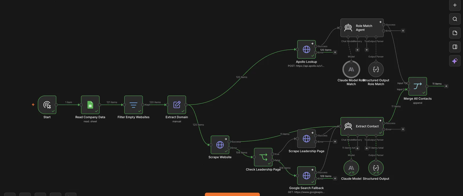 Lead Gen Automation screenshot